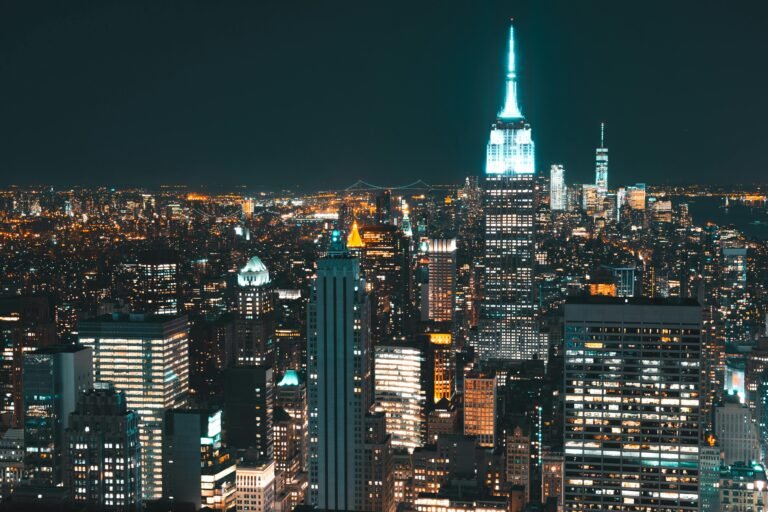 new york at night