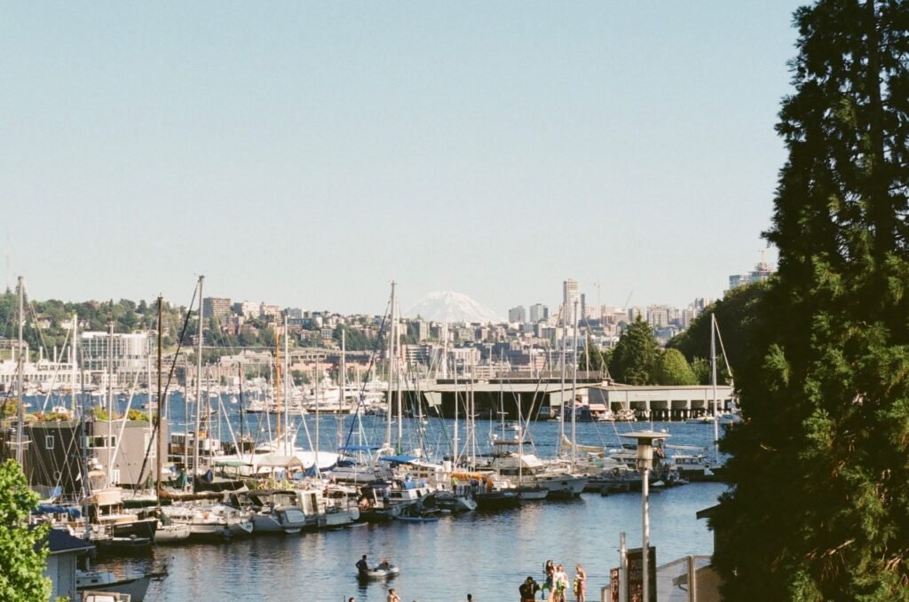 Seattle during a sunny summer afternoon